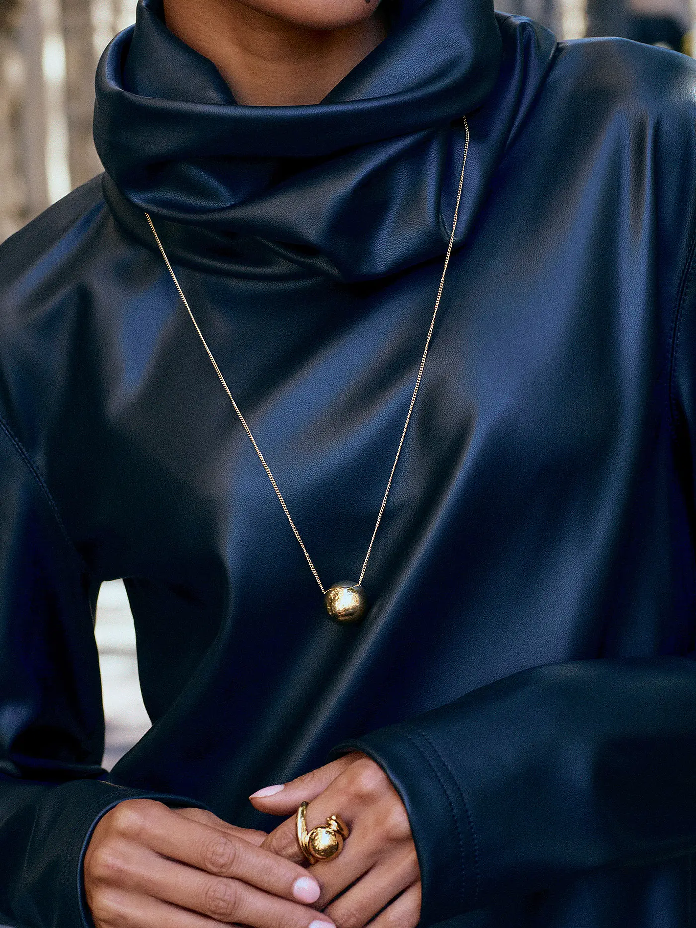 EDBLAD | Halskette BEAD NECKLACE Gold | 